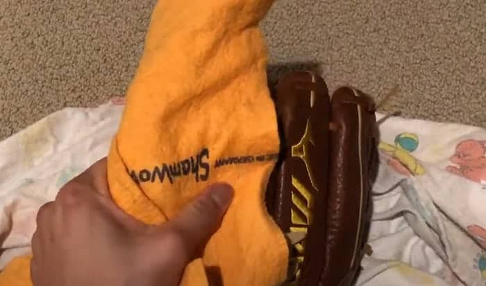dry-out-a-wet-baseball-glove