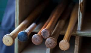 what kind of wood are baseball bats made of