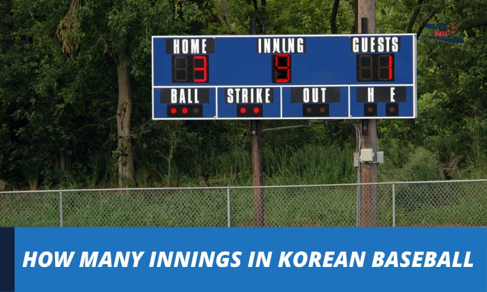 how many innings in korean baseball