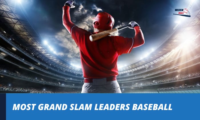 most grand slam leaders baseball