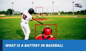 what is a battery in baseball